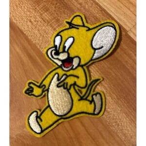 3" Tom and Jerry - Logo DIY Iron On Embroidered Applique Patch